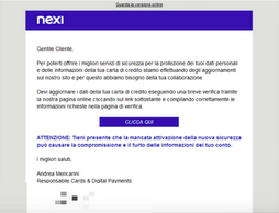 Nexi phishing