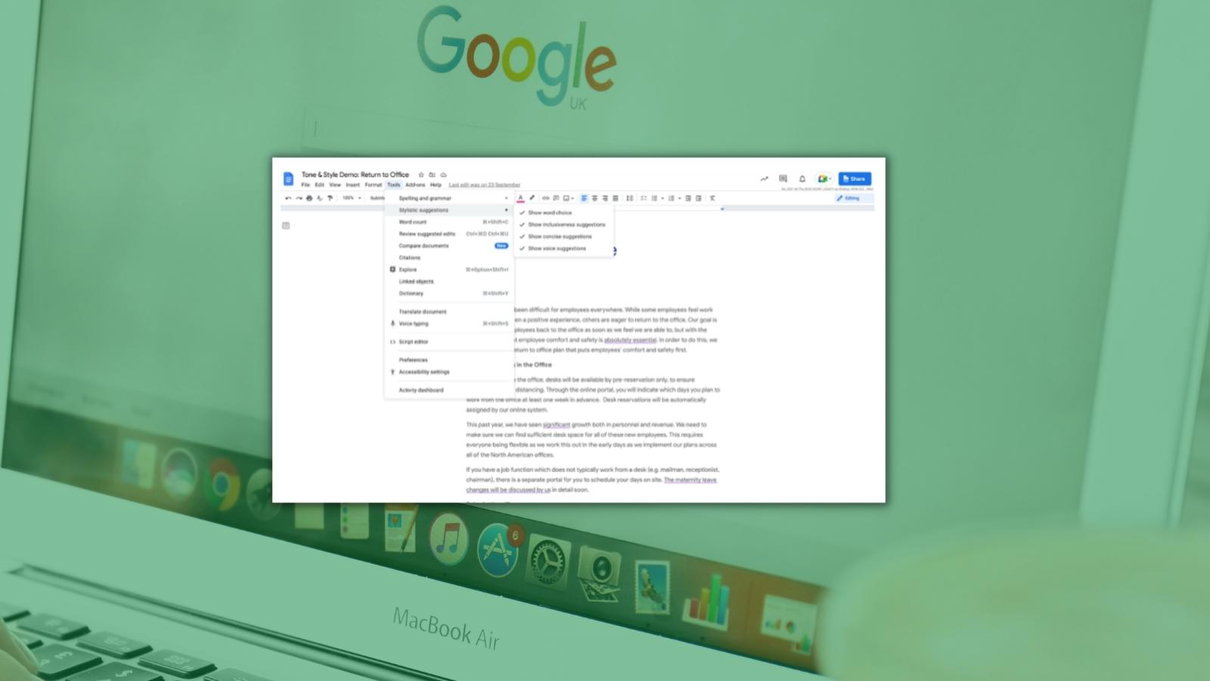 Google Docs inizierà a spingere alcuni utenti a scrivere in modo meno stupido article-post
