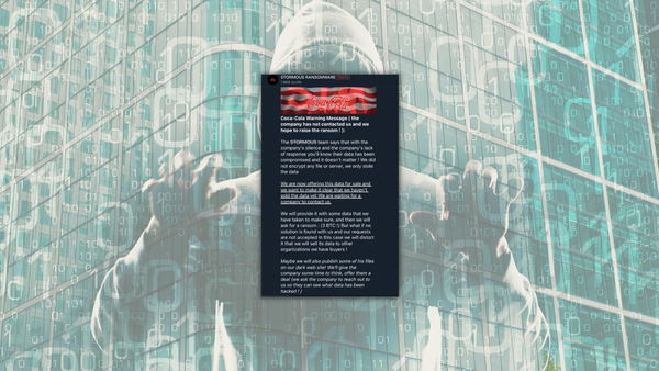 Il risentimento di Stormous per il silenzio di Coca-Cola sull’attacco hacker