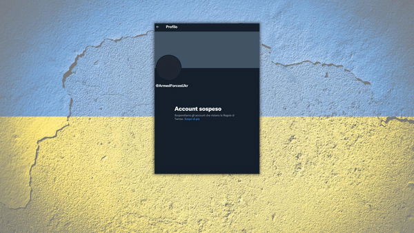 Twitter ha sospeso l’account delle Forze Armate ucraine