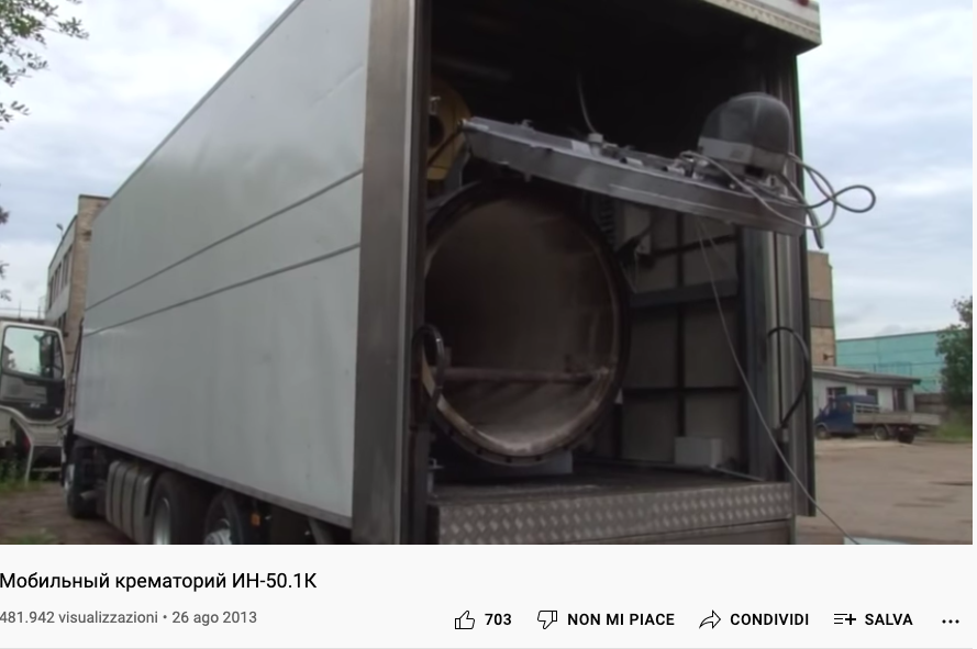 didascalia video 2013 forno crematorio