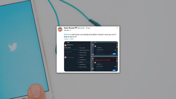 Ecco come potrebbe essere il pulsante di modifica di Twitter