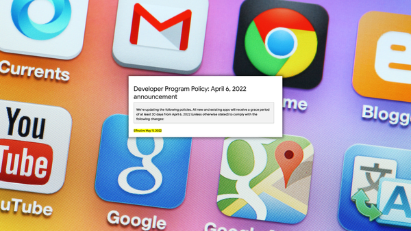 Google, dall’11 maggio, eliminerà alcune app che non rispettano i suoi standard