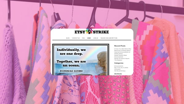 Sciopero Etsy, venditori online incrociano le braccia contro l’aumento delle commissioni