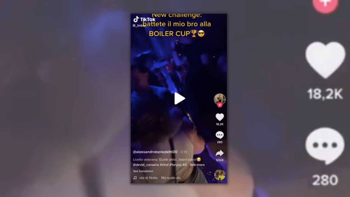 TikTok non ha evidenze che la Boiler Summer Cup sia diffusa sulla piattaforma, ma si impegna a rimuovere i video article-post