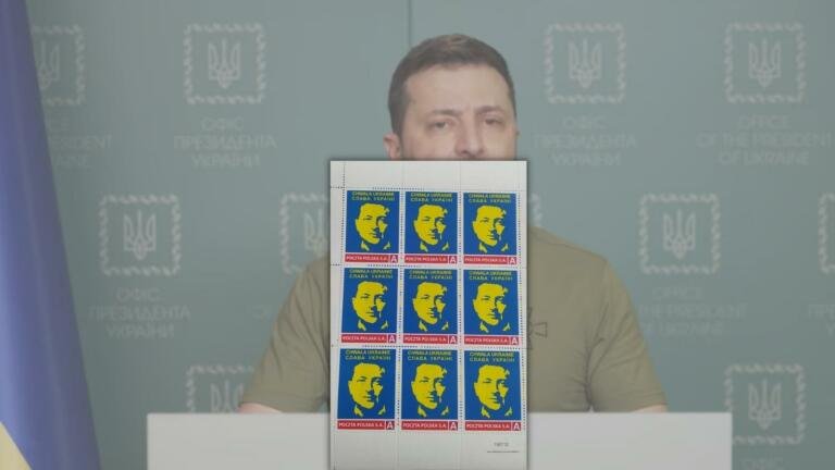 La vera storia del francobollo polacco con l’immagine di Zelensky