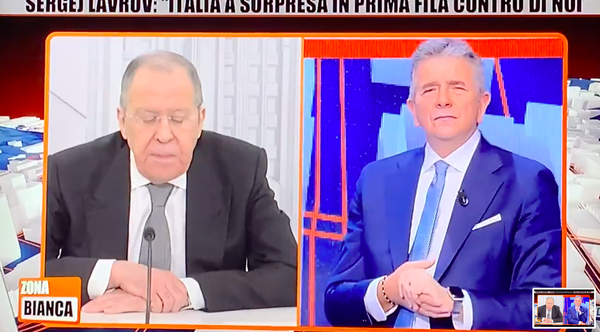 Lavrov dice che la stampa italiana è andata oltre l’etica giornalistica (e Brindisi gli augura buon lavoro)