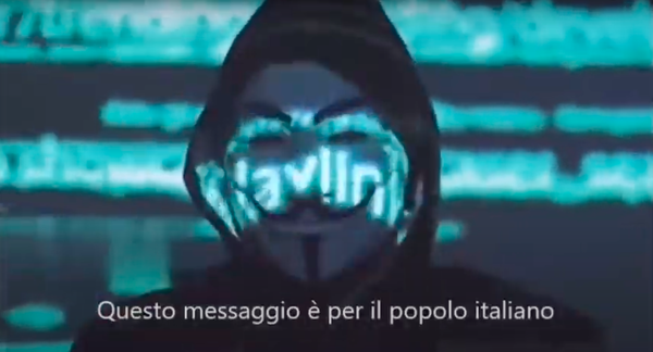 Il messaggio di Anonymous all’Italia: «Su Killnet eccessivo allarmismo dei media»