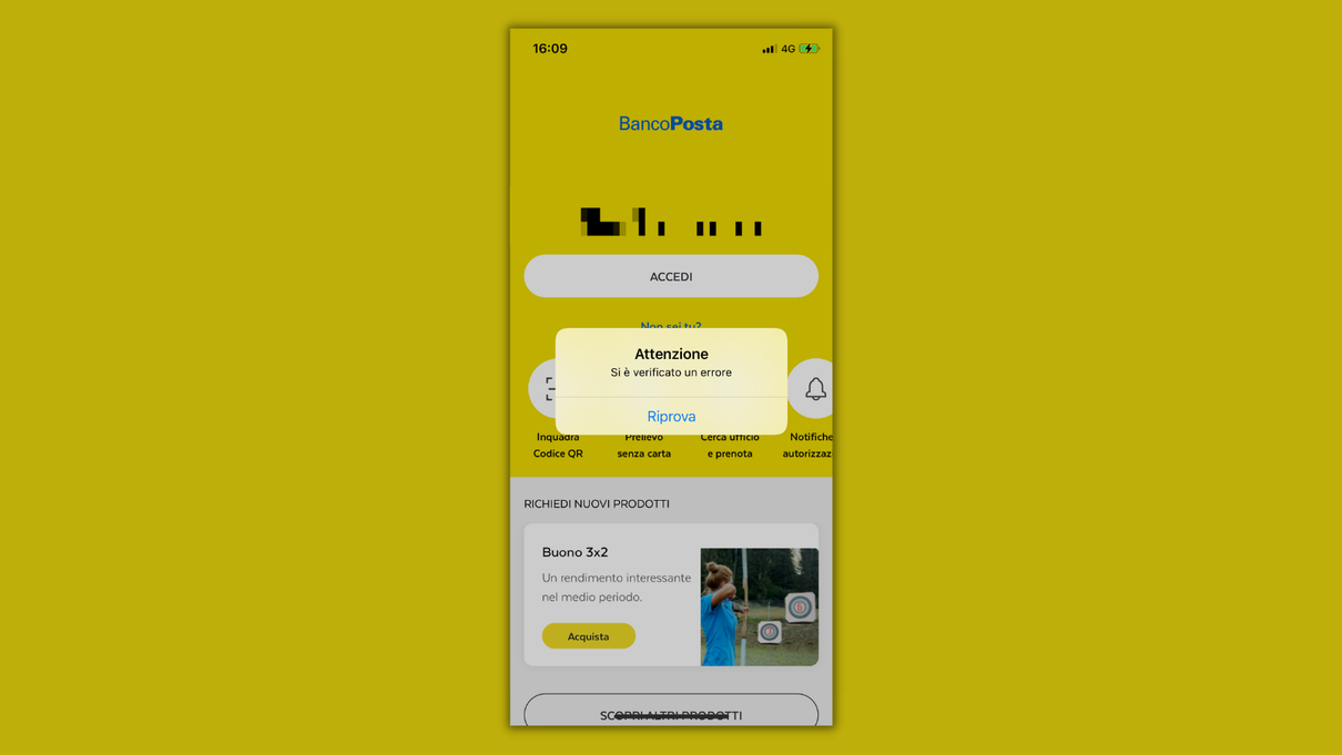 L’app di Postepay in down: «Problemi in via di risoluzione» article-post