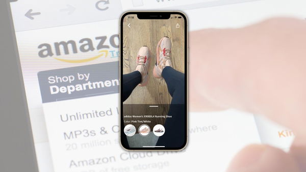 Il servizio di Amazon per “provarsi” le scarpe attraverso la realtà aumentata