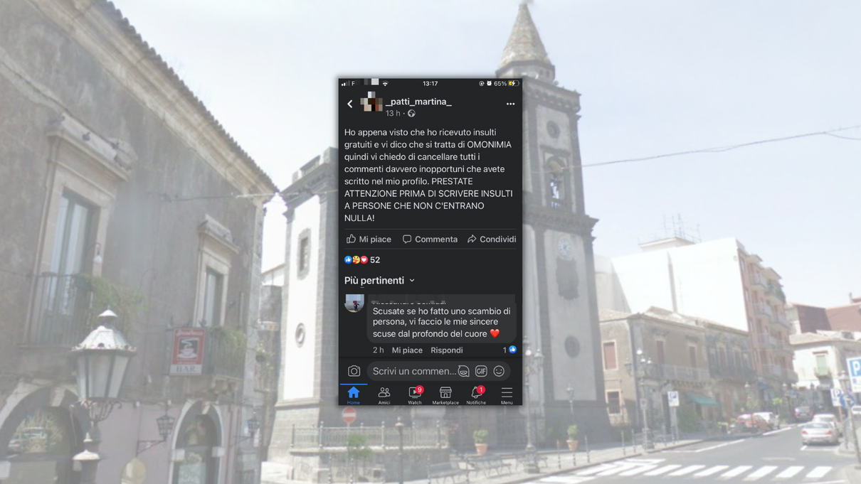 Gli insulti del «tribunale dei social» alle Martina Patti sbagliate article-post