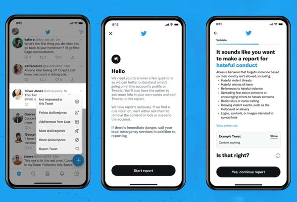 Con le nuove regole le segnalazioni su Twitter aumentano del 50%