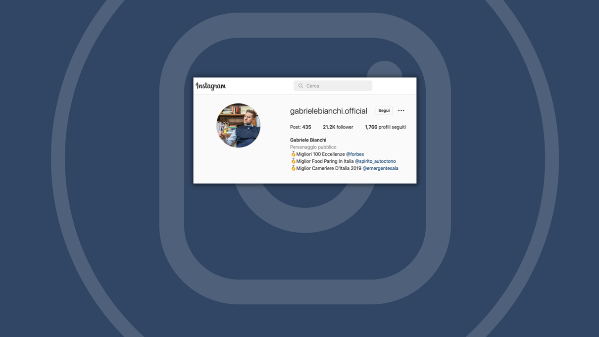 L’influencer Gabriele Bianchi: «Per l’omonimia con uno dei fratelli Bianchi, Instagram mi ha negato la spunta blu» article-post