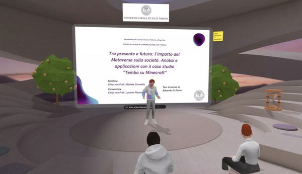 Il primo studente italiano a laurearsi nel metaverso (e anche dal vivo)