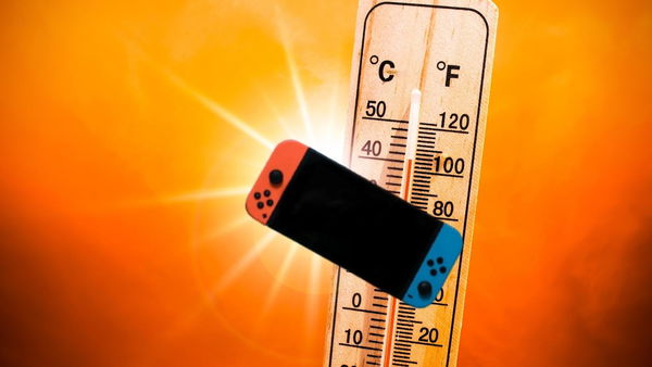 Fa così caldo che usare la Nintendo Switch all’esterno non è consigliabile