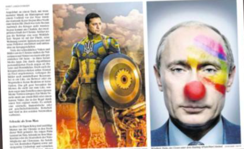 La Russia minaccia il quotidiano svizzero di azioni legali per aver pubblicato l’immagine di Putin con il naso da clown article-post