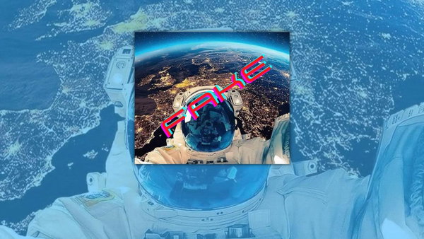 No, questo non è il selfie di Samantha Cristoforetti dallo spazio