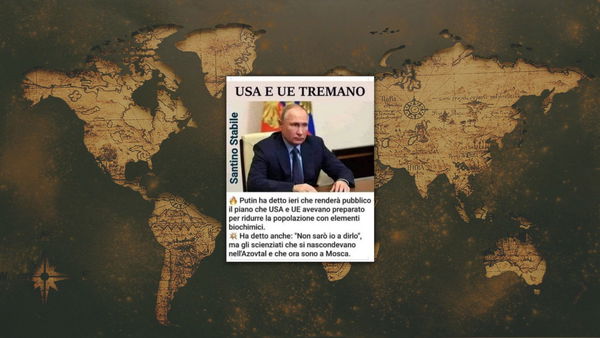 L’avete sentita quella di Putin che rivela il piano si Usa e Ue per ridurre la popolazione mondiale?