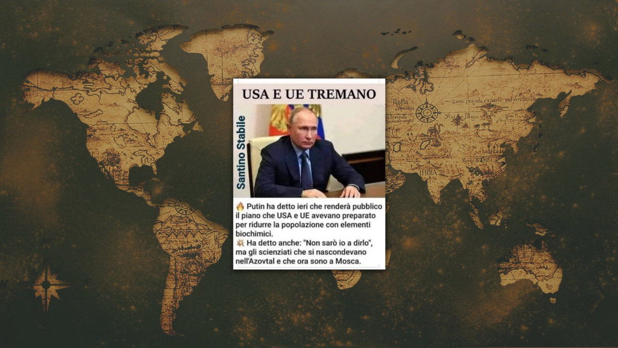 L’avete sentita quella di Putin che rivela il piano si Usa e Ue per ridurre la popolazione mondiale? article-post