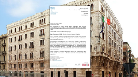 La storia (smentita) del messaggio WhatsApp che invita i dipendenti AqP a partecipare a un evento del Pd article-post