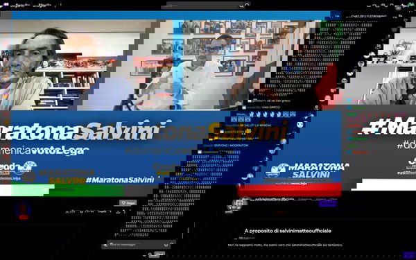 Forse Salvini, dopo i falli in chat, non userà mai più Twitch