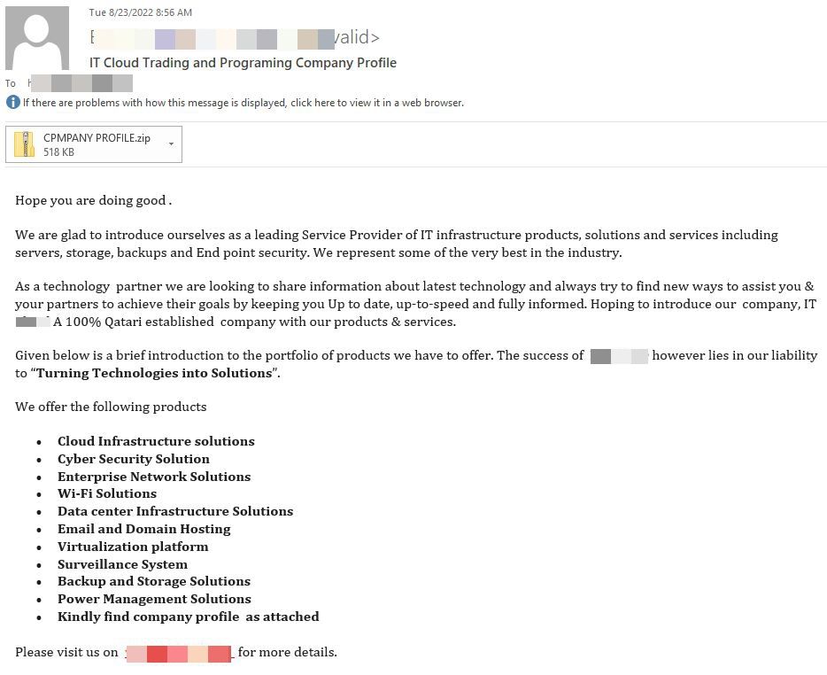 Una campagna di malspam per diffondere il malware Snake keylogger prende di mira i responsabili delle aziende article-post