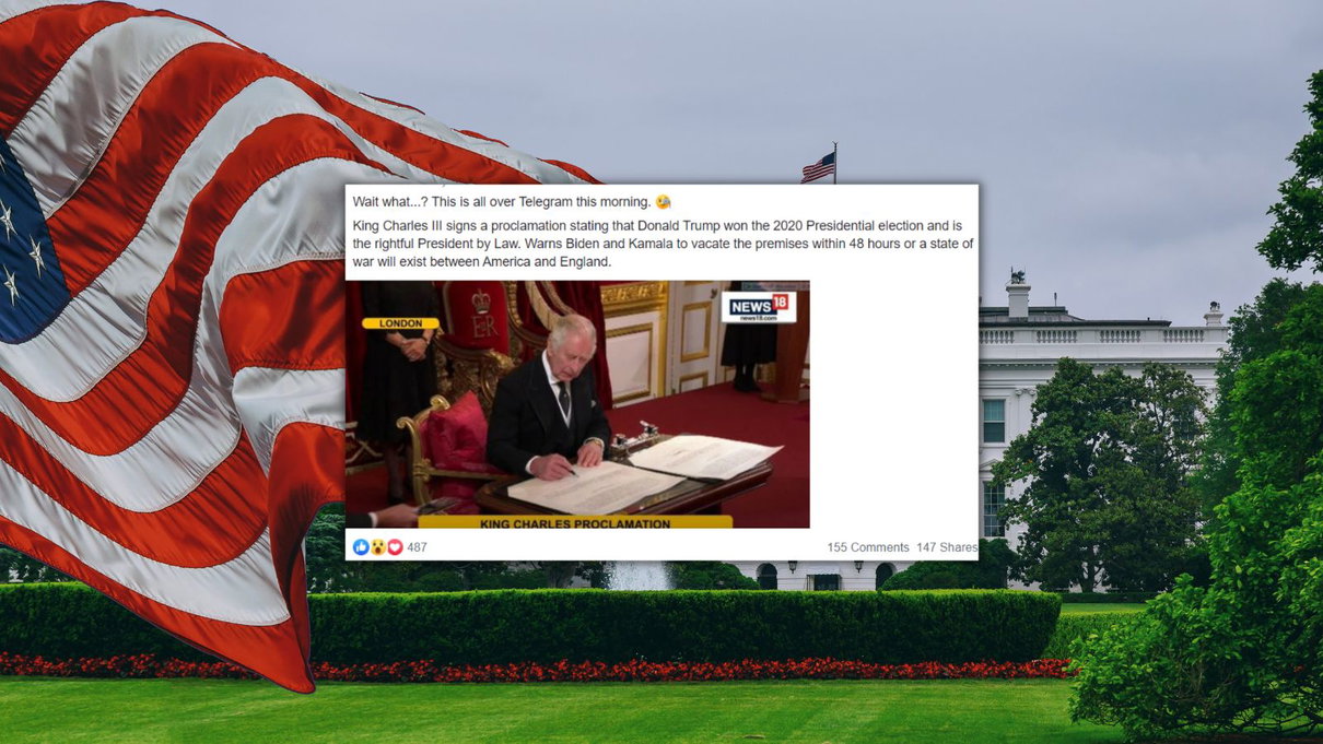 La bufala di Carlo che firma un proclama in cui dichiara che Trump ha vinto le elezioni 2020 article-post