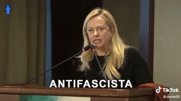 Il contesto del video di Meloni che parla dell’Anpi che vuole dare le case popolari agli antifascisti
