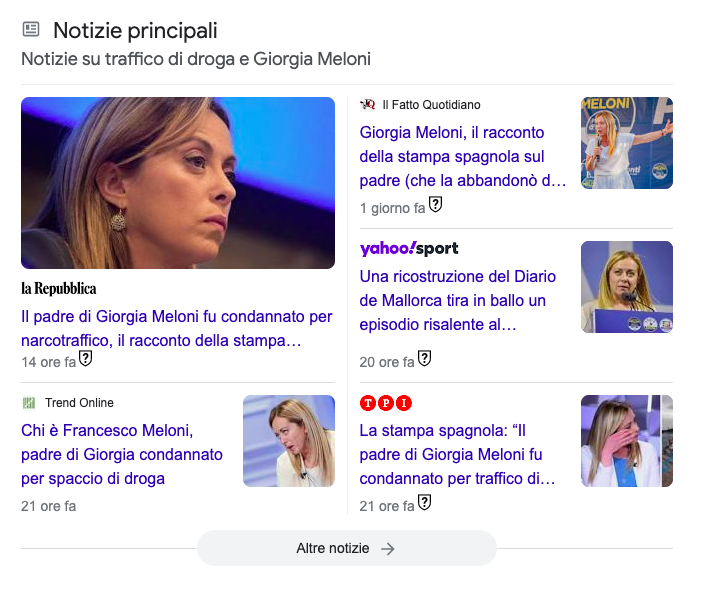 papà di Giorgia Meloni