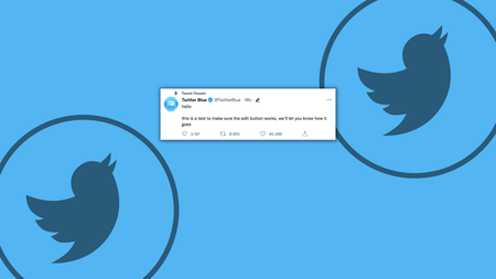 Ecco come appare il tweet modificato con il tasto edit article-post