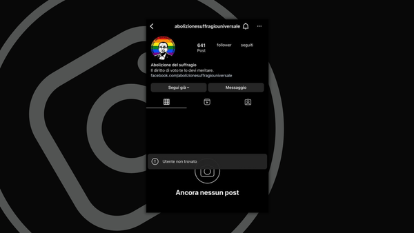 Il cortocircuito di Instagram che banna Abolizione del suffragio universale per il video di La Russa e i cimeli di Mussolini