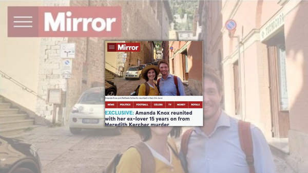 No, Amanda Knox e Raffaele Sollecito non sono stati a Gubbio nei giorni dell’anniversario della morte di Meredith