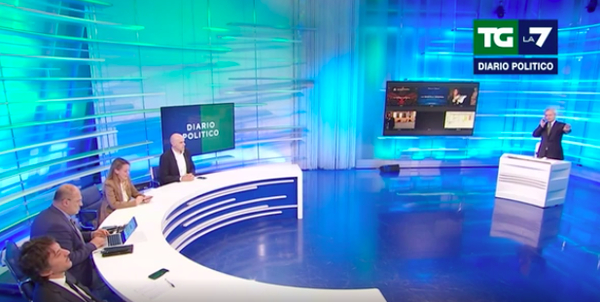 Il grande classico di Berlusconi che chiama in diretta un programma tv