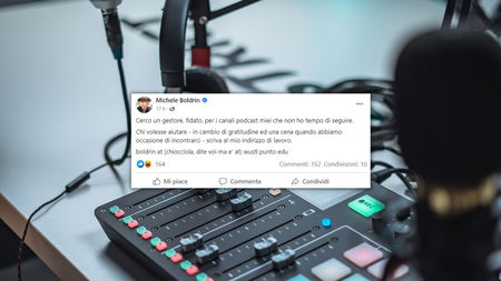Michele Boldrin cerca un gestore per i suoi canali podcast in cambio di «una cena e gratitudine» article-post