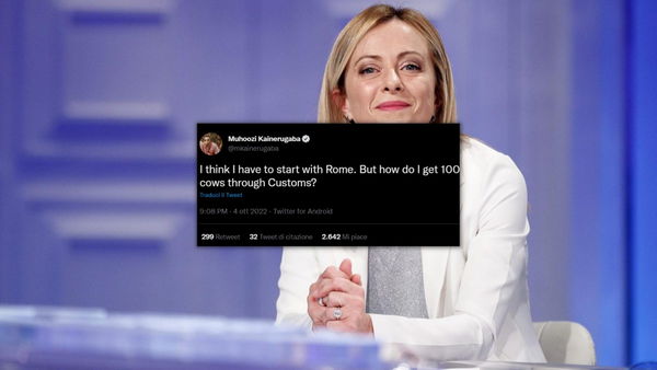 Cosa è veramente successo al comandante che ha offerto cento mucche per Giorgia Meloni