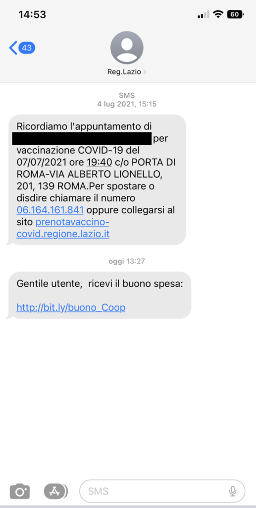 buono coop regione lazio