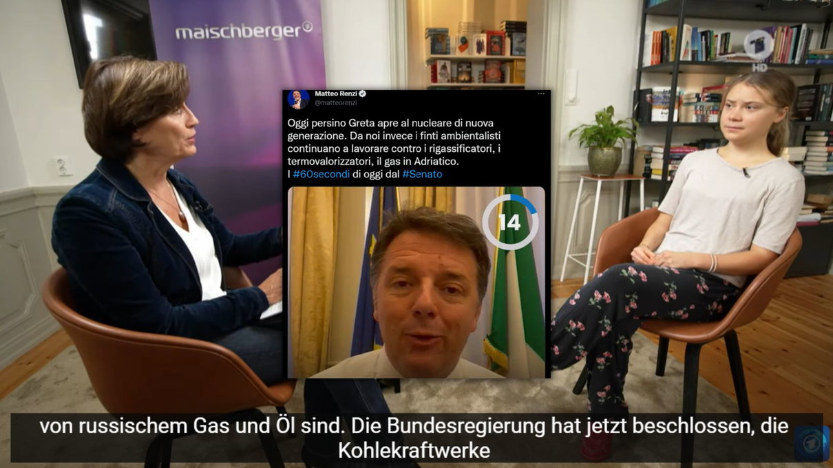 Greta Thunberg non ha mai detto che «bisogna aprire al nucleare» come sostiene Renzi article-post