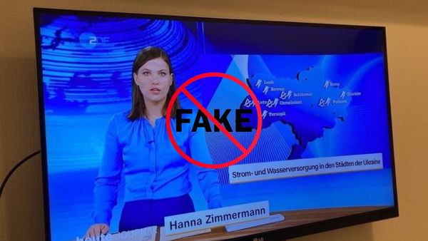 La televisione pubblica tedesca non ha mostrato una mappa dell’Ucraina senza le regioni orientali