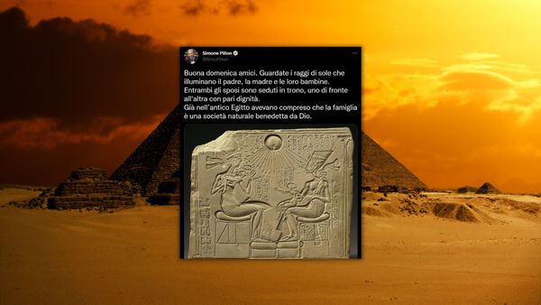 Pillon e l’antico Egitto dove «avevano compreso che la famiglia è una società naturale benedetta da Dio»