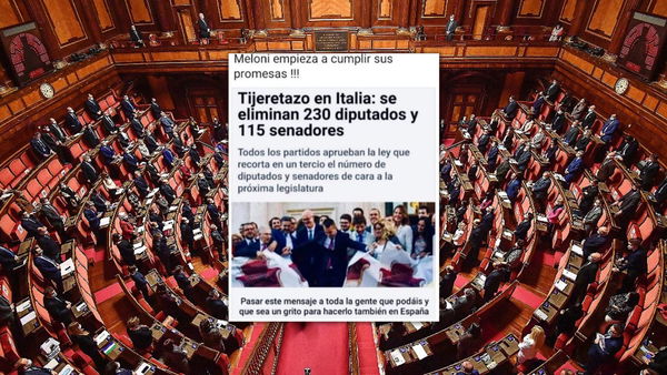 No, il taglio dei parlamentari in Italia non è merito di Giorgia Meloni