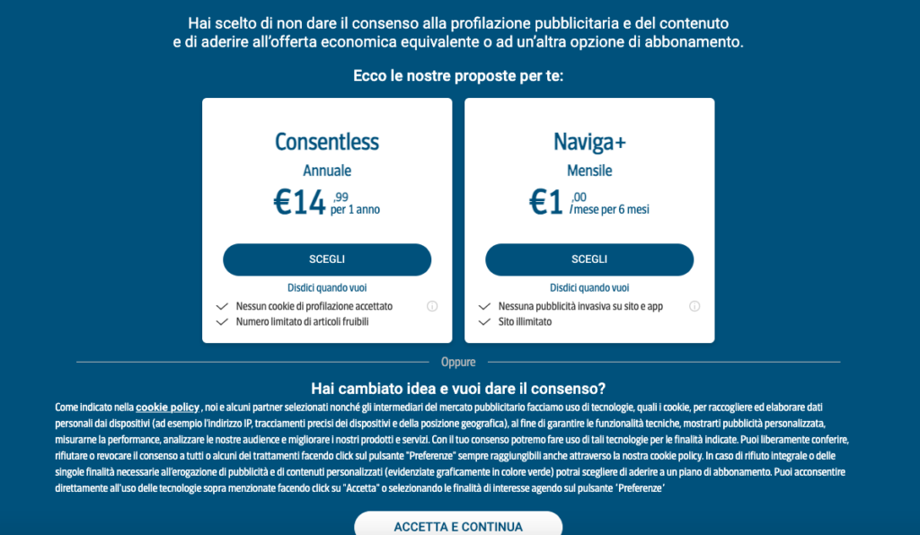 cookies del Corriere