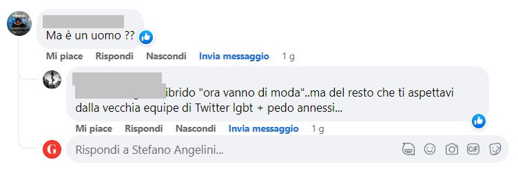 moderazione transfobia su facebook