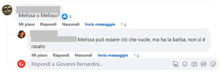 moderazione transfobia su facebook