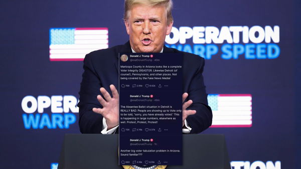 Cambia il social ma non il contenuto: Trump allude a brogli nelle elezioni di midterm