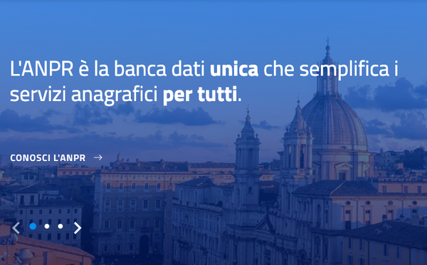 È stato pubblicato il portale online dell’Anagrafe Nazionale della Popolazione Residente