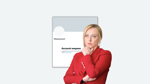 È stato sospeso l’account Twitter che ha rivolto insulti e minacce a Giorgia Meloni