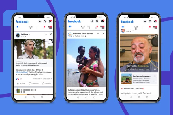 Il feed di Facebook sta iniziando a cambiare anche in Italia (e a essere più simile a Instagram)
