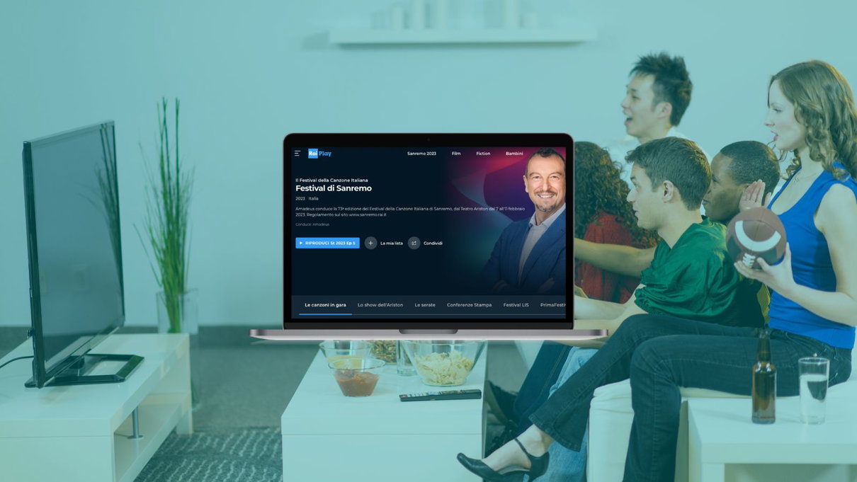 I dati di Sanremo su RaiPlay: analisi degli ascolti digitali delle cinque serate article-post