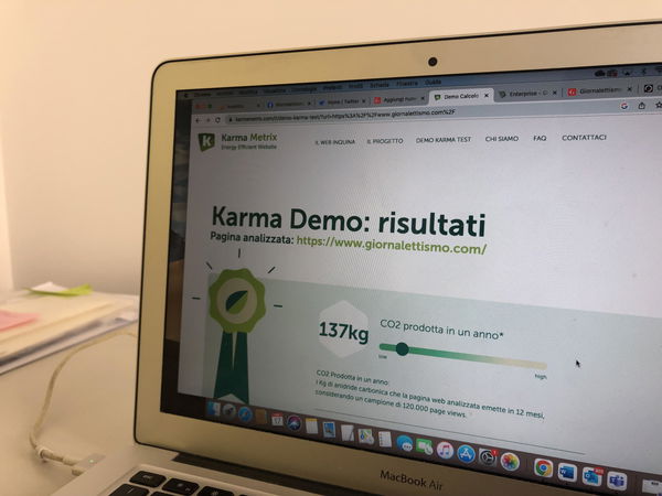 Quanto inquinano i siti di informazione online?