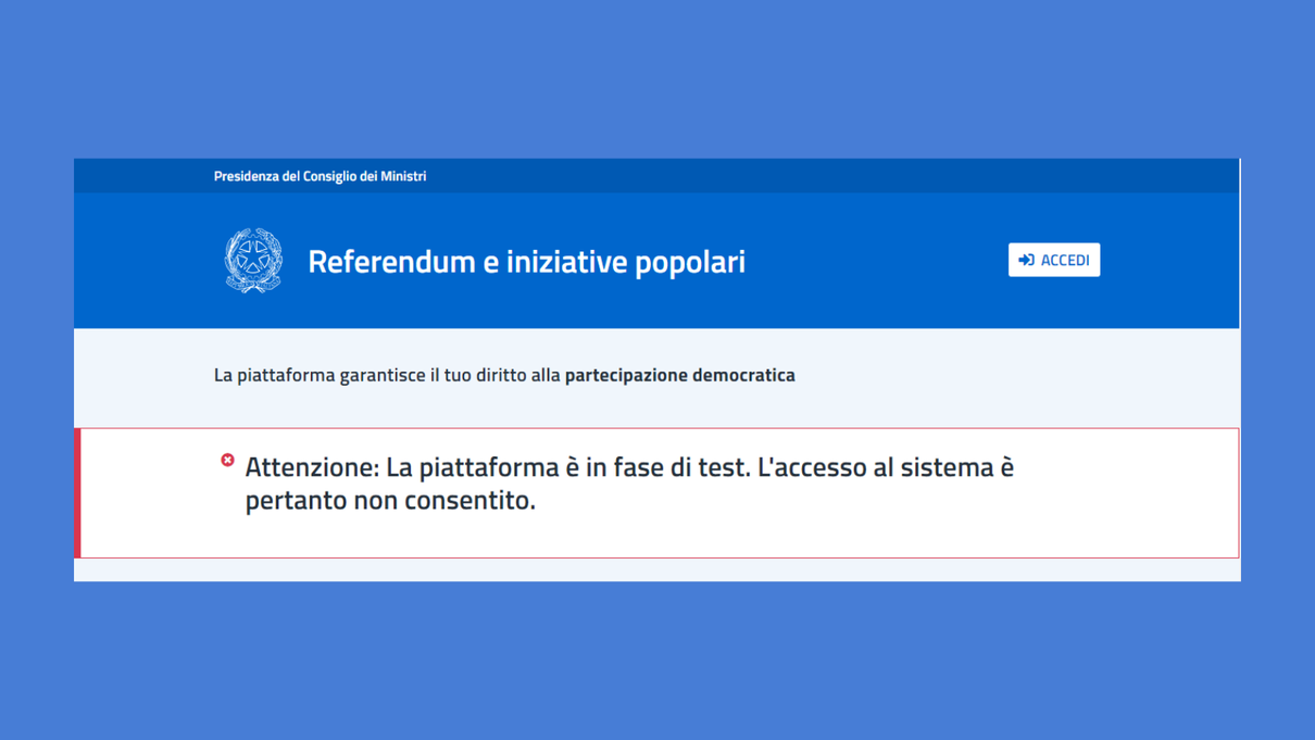 Quali associazioni chiedono di rendere utilizzabile la piattaforma per la raccolta delle firme digitali per i referendum article-post